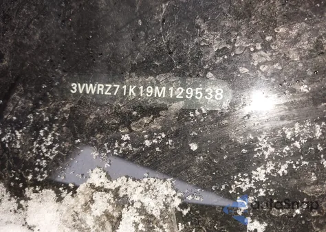 2009 Vw Jetta из США, поврежденный, VIN 3VWRZ71L19M129538